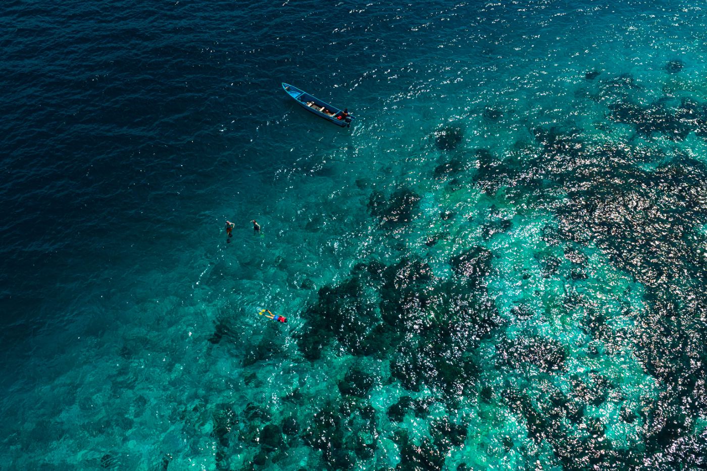 Coral reef and clear turquoise water off the Timor-Leste coast